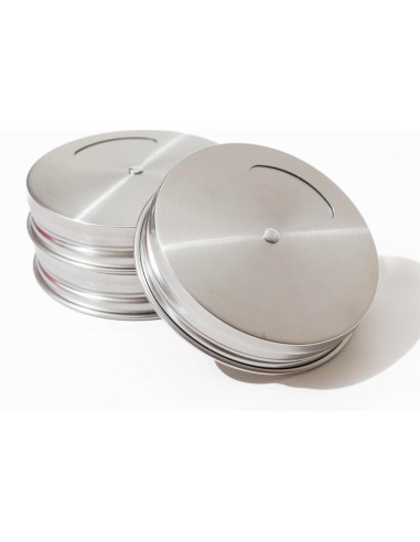 Tapa de Especias Ajustable ByteX Acero Inoxidable Paquete de 4