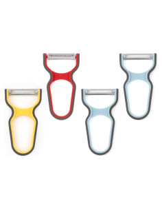 Juego de 4 Peladores SHINEMOON Acero Inoxidable Multicolor