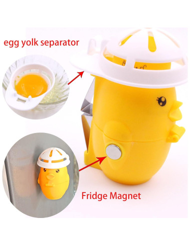 Abre Cáscaras de Huevo Multiusos BANNAFY 5 en 1 con Imán