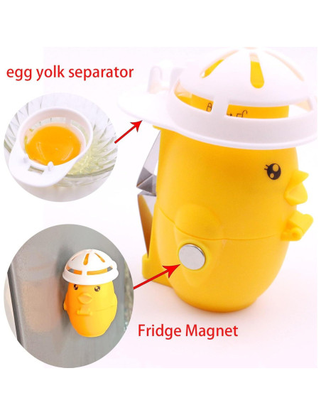 Abre Cáscaras de Huevo Multiusos BANNAFY 5 en 1 con Imán