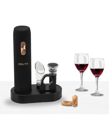 Abridor de Vino Eléctrico Prime Cuisine con Accesorios