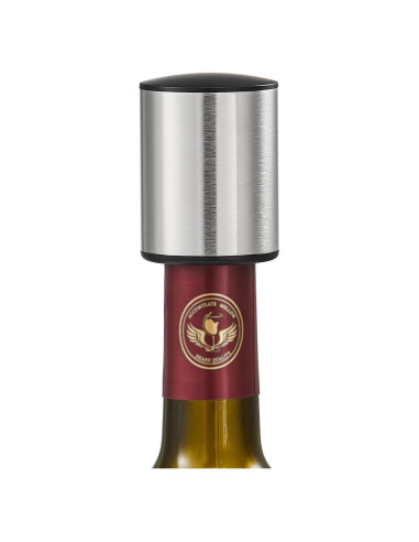 Tapón de Vino ELMWAY de Acero Inoxidable Plata - Mini Vacío