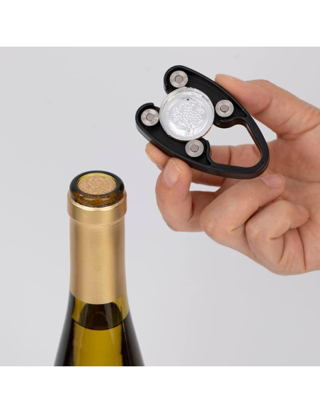 Abridor de Vino Eléctrico Obsoorth 2 en 1 con Cortador de Aluminio