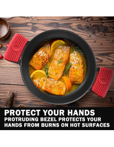 Juego de 4 Fundas de Silicona para Mangos de Sartenes Genérico 2