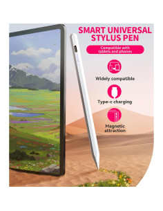 Lápiz Estilográfico Albomao Blanco para Pantallas Táctiles 2