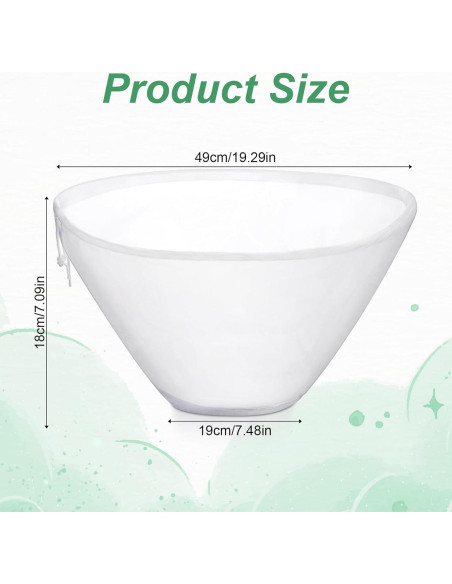 Bolsas de Leche de Nueces MBAIYO 6PCS Reutilizables 19cm