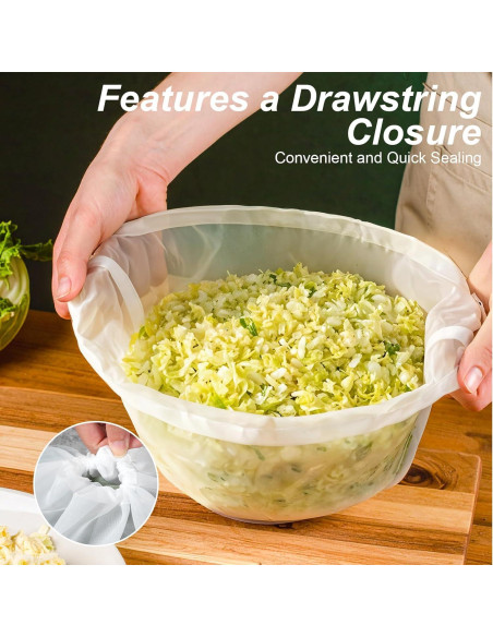 Bolsas de Leche de Nueces MBAIYO 6PCS Reutilizables 19cm