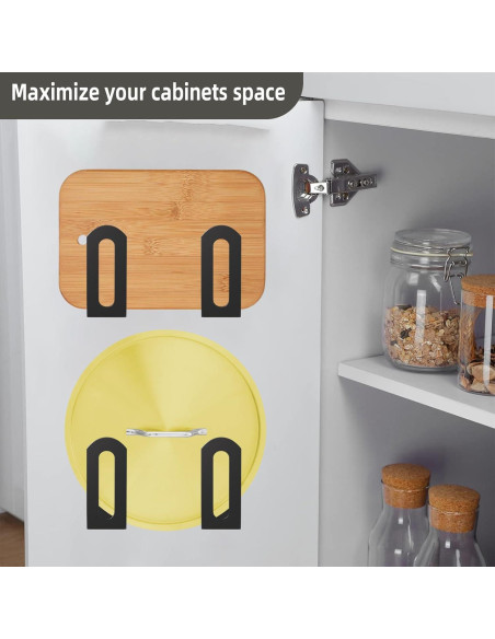 Organizador de Tapas de Olla FUYAHA - 2 Paquetes Ajustables