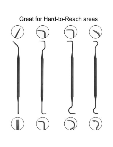Kit de limpieza de armas Accmor AC4204 - 8 piezas