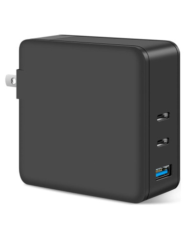 Cargador DTK USB C 65W 4 Puertos PD y QC3.0 - Adaptador Portátil