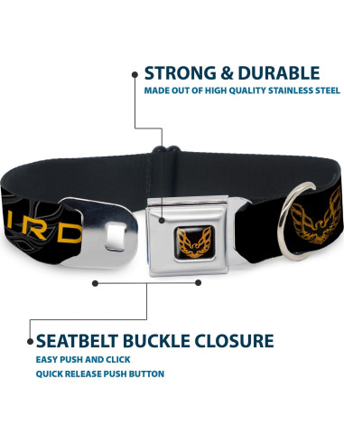 Collar de Perro Buckle-Down Pontiac Firebird 40.64-58.42 cm