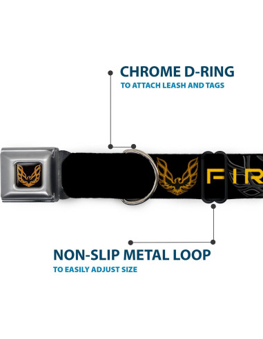 Collar de Perro Buckle-Down Pontiac Firebird 40.64-58.42 cm