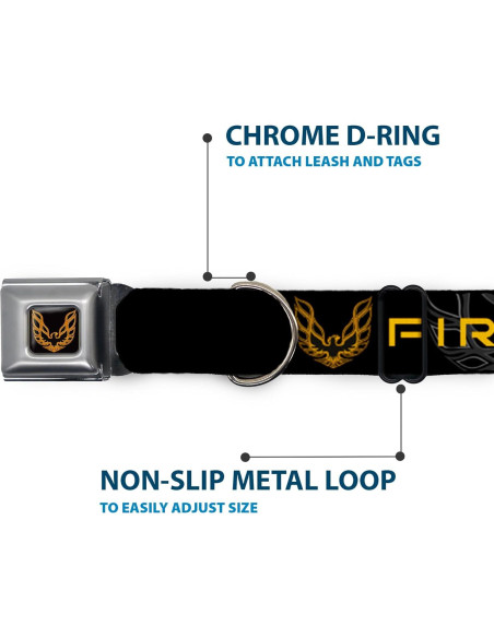 Collar de Perro Buckle-Down Pontiac Firebird 40.64-58.42 cm
