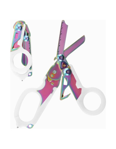 Tijeras de Trauma 6 en 1 JUNWUXY Acero Inoxidable Multifuncionales