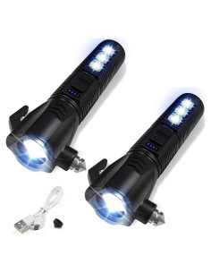 Linterna de Emergencia GEEBONFLUGENS 2000 Lúmenes USB 108g