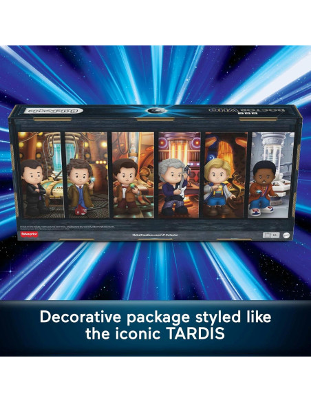 Conjunto Coleccionable Little People Doctor Who Fisher-Price - 6 Figuras