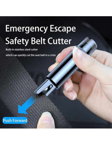 Martillo de Escape 2 en 1 EJYARC LP-Car 001 Negro