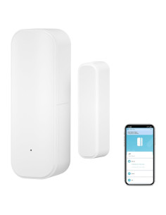 Sensor de Puerta y Ventana WiFi Gaoducash - Inalámbrico, Control App