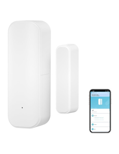 Sensor de Puerta y Ventana WiFi Gaoducash - Inalámbrico, Control App