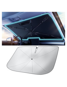 Sombrilla para Parabrisas TrySpace Mediana 142cm Plateada UV