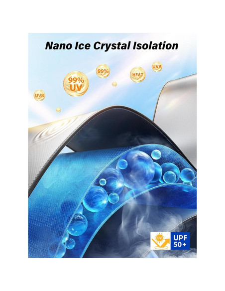 Sombrilla para Parabrisas TrySpace Mediana 142cm Plateada UV