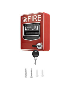 Estación de Alarma de Incendio QWORK QS30092 con Botón de Pánico