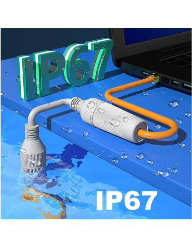 Acopladores RJ45 Impermeables IP67 VIVOCH Cat6 2 Pcs