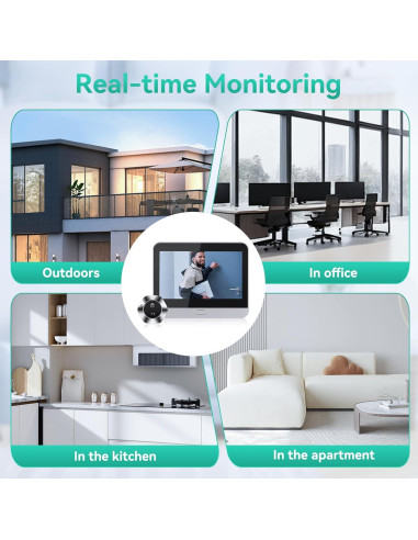 Cámara Timbre Video Inalámbrica HAPYTHDA 1080P HD WiFi