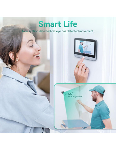 Cámara Timbre Video Inalámbrica HAPYTHDA 1080P HD WiFi