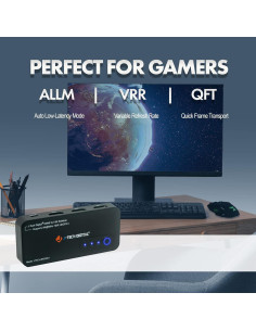 Interruptor HDMI 2.1 J-Tech Digital JTECH-8KSW01 8K 60Hz 2