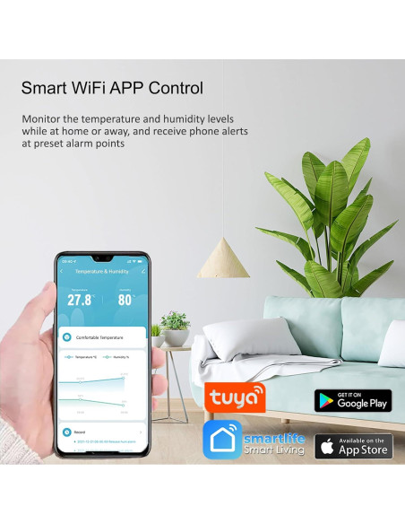 Sensor de Temperatura y Humedad WiFi Smarter Living 2021