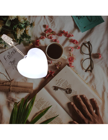 Luz de Bolso LED IMIKEYA Corazón Activada por Toque