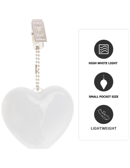 Luz de Bolso LED IMIKEYA Corazón Activada por Toque