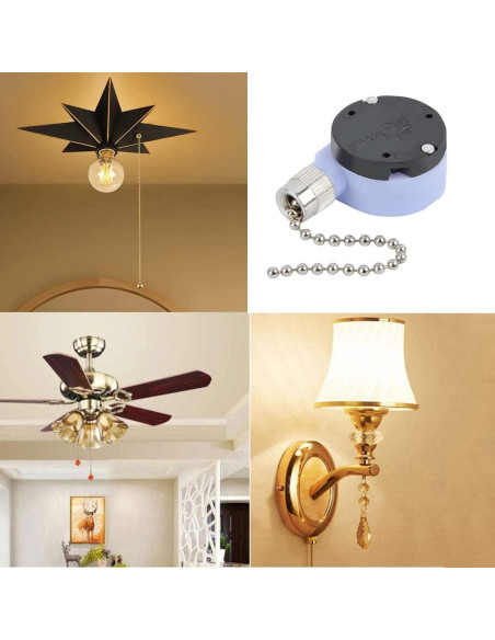 Interruptor de Ventilador de Techo Bsentster ZE-228s 2 Velocidades