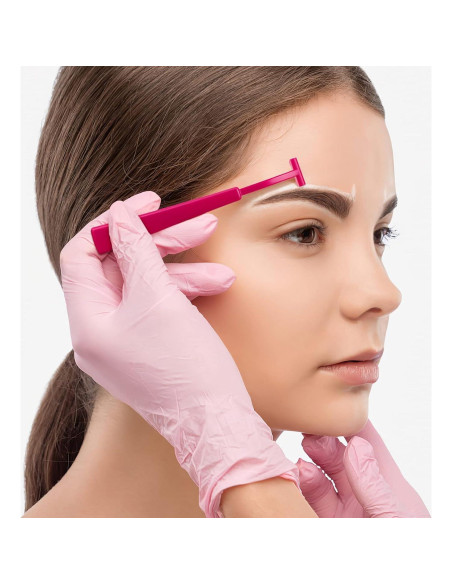 6 Cuchillas de Acero Inoxidable Beavorty para Cejas y Vello Facial