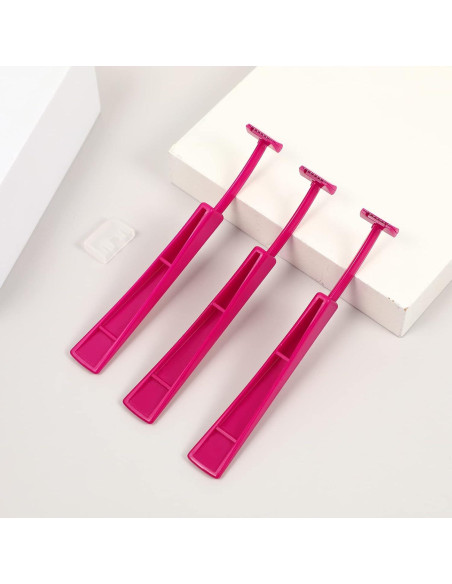 6 Cuchillas de Acero Inoxidable Beavorty para Cejas y Vello Facial