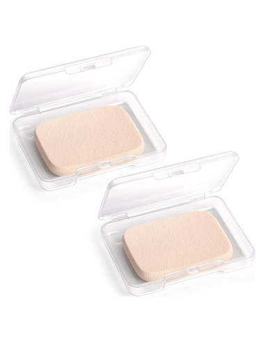 Esponjas de Maquillaje Yuntop 2 Pcs Cuadradas Reutilizables