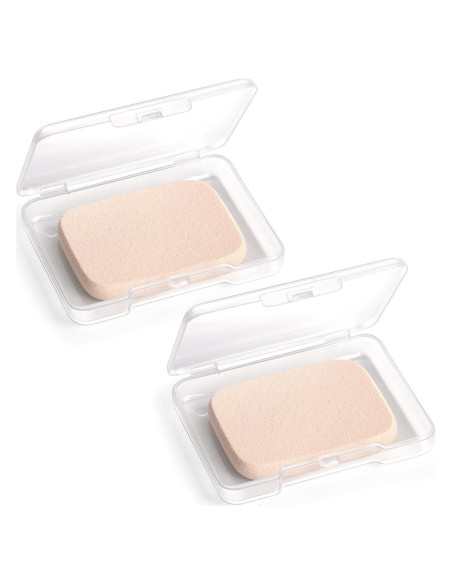 Esponjas de Maquillaje Yuntop 2 Pcs Cuadradas Reutilizables