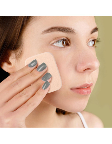 Esponjas de Maquillaje Yuntop 2 Pcs Cuadradas Reutilizables