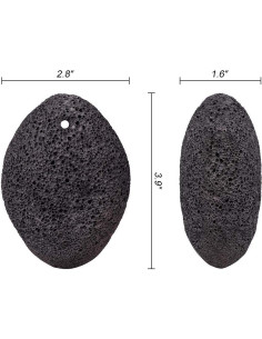 Piedra Pómez Natural KuuCare para Pies - Exfoliante 9.9cm 2