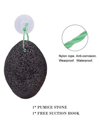 Piedra Pómez Natural KuuCare para Pies - Exfoliante 9.9cm