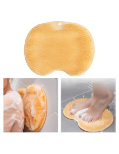 Alfombrilla de Frotar Pies Hfpengzan Naranja Antideslizante