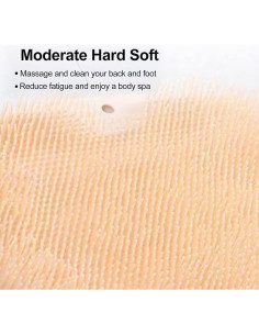 Alfombrilla de Frotar Pies Hfpengzan Naranja Antideslizante 2