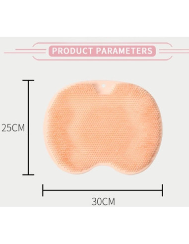 Alfombrilla de Frotar Pies Hfpengzan Naranja Antideslizante
