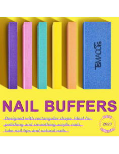 Juego de limas y pulidores de uñás TsMADDTs 12 piezas 2