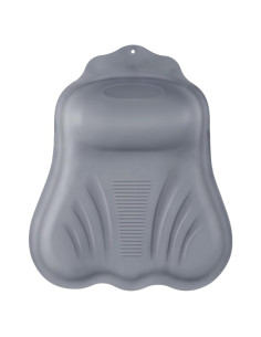 Almohada de Baño Goowin de Silicona Gris con Succión Fuerte