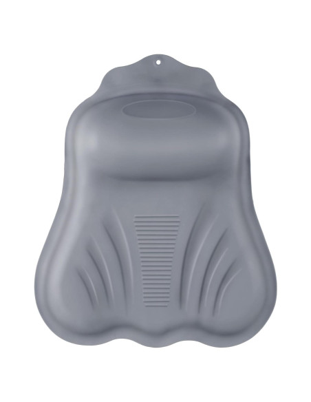 Almohada de Baño Goowin de Silicona Gris con Succión Fuerte
