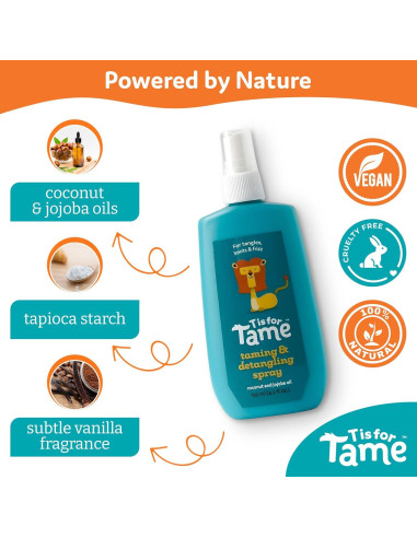 Set Cuidado Capilar Niños T es para Domar - Spray y Cepillo