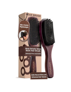 Cepillo Slick Back Framar con Cerdas de Jabalí - Alisa y Brinda Brillo