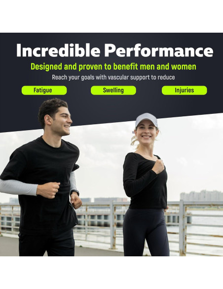 Manga de Compresión para Tobillo Crucial - Soporte Unisex